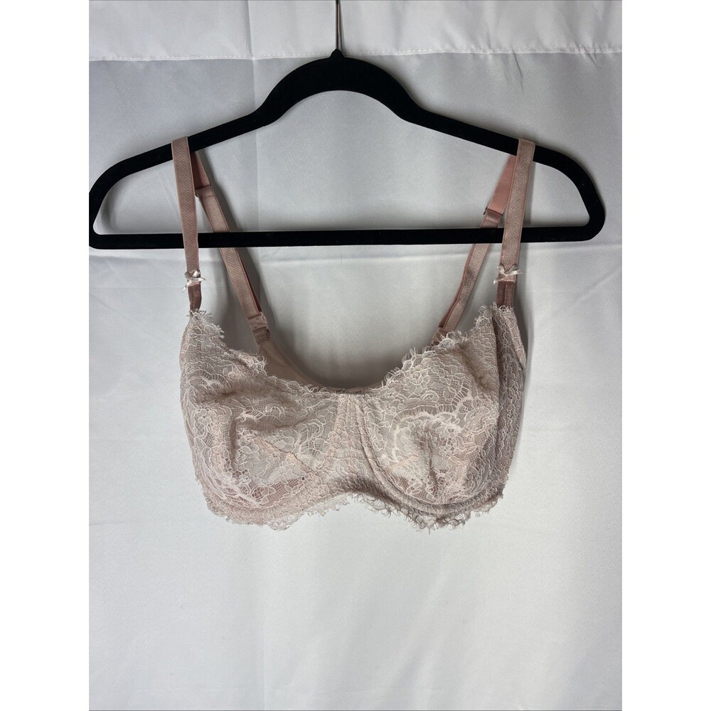 Victoria's Secret Dream Angels push up without padding 36DDD/F80 pink lace Bra